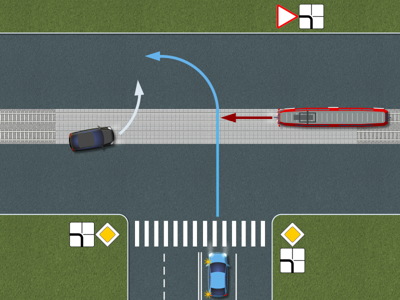 На нерегулируемом перекрестке водитель собирается повернуть а пешеход перейти дорогу кто должен